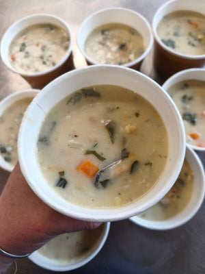 Seafood Chowder (with Mussels, Kahawai, Wakame)