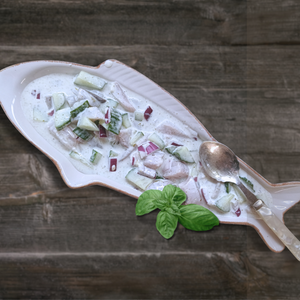 Ika Mata (Raw Fish Salad) with Wakame & Lemon Hot Sauce